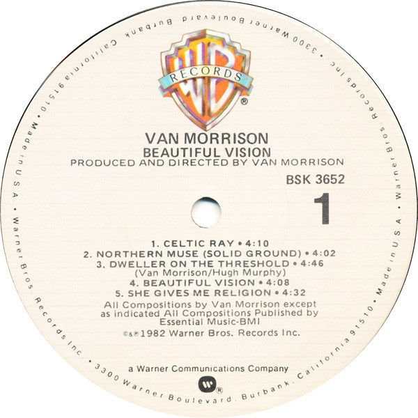 Van Morrison - Beautiful Vision (LP, Album, Win)