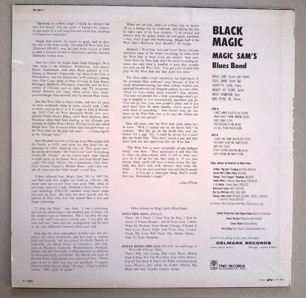 Magic Sam Blues Band - Black Magic (LP, Album, RE)