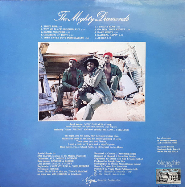 The Mighty Diamonds - Right Time (LP, Album, RE)