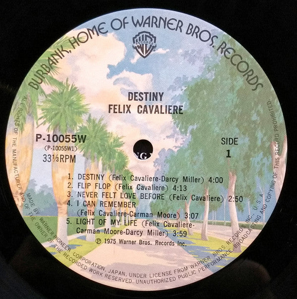 Felix Cavaliere - Destiny (LP, Album)