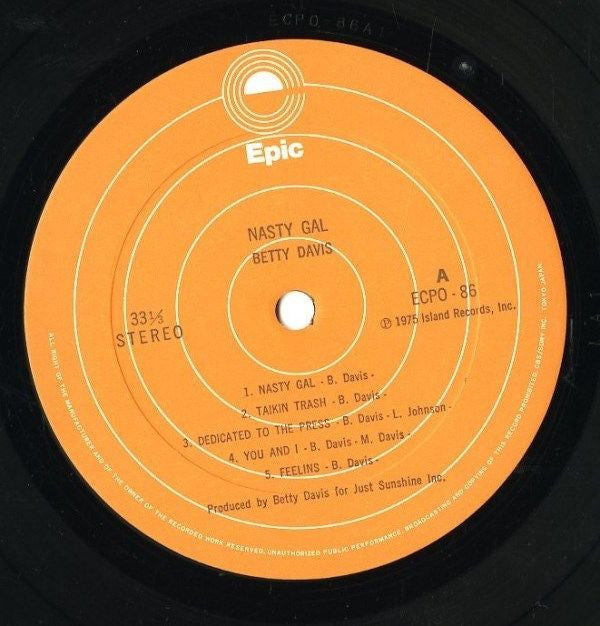 Betty Davis - Nasty Gal (LP, Album)