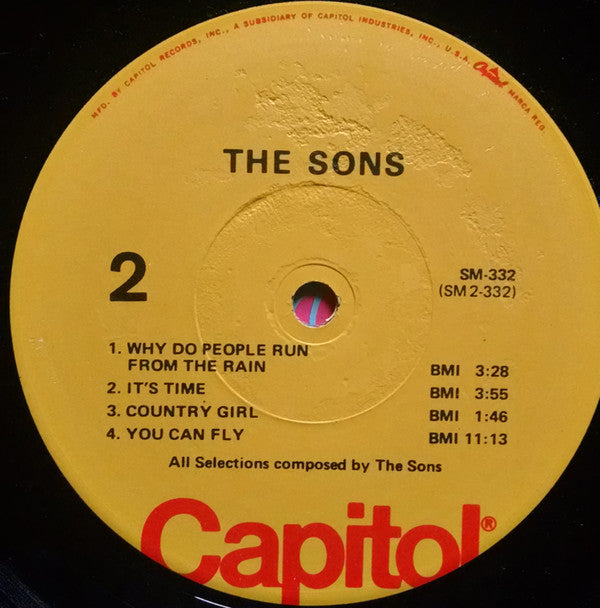 The Sons* - The Sons (LP, Album, RE)