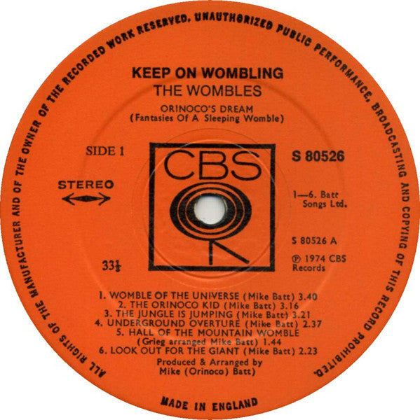 The Wombles - Keep On Wombling (LP)