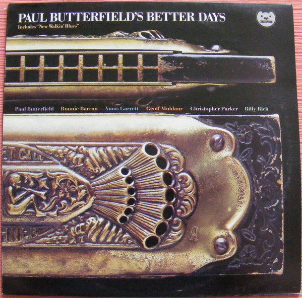 Paul Butterfield - Better Days (LP, Album, RE)