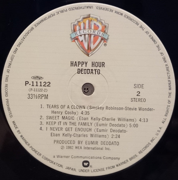 Deodato* - Happy Hour (LP, Album)