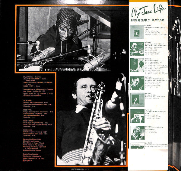 Stan Getz Quartet - Live At Montmartre(2xLP, Album, Gat)