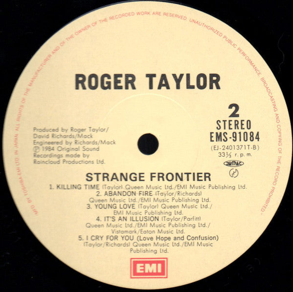 Roger Taylor - Strange Frontier (LP, Album)