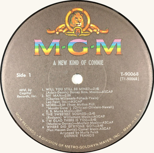 Connie Francis - A New Kind Of Connie... (LP, Album, Mono, Club)
