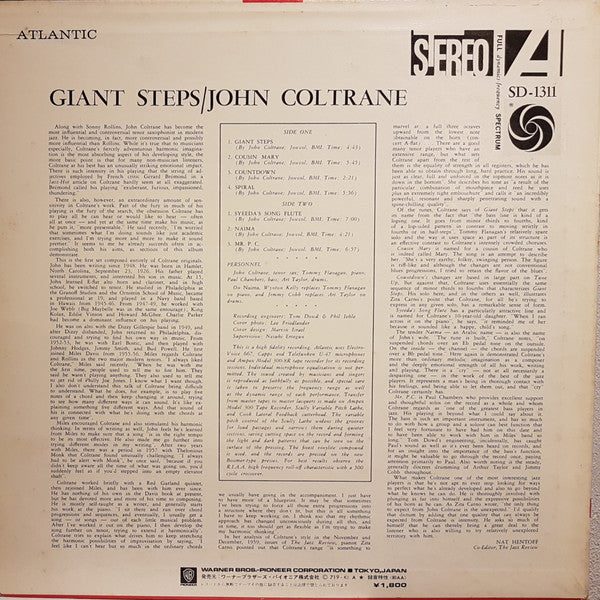 John Coltrane - Giant Steps (LP, Album)