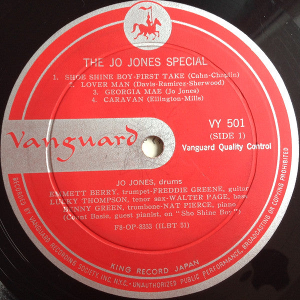 Jo Jones - The Jo Jones Special (LP, Album)