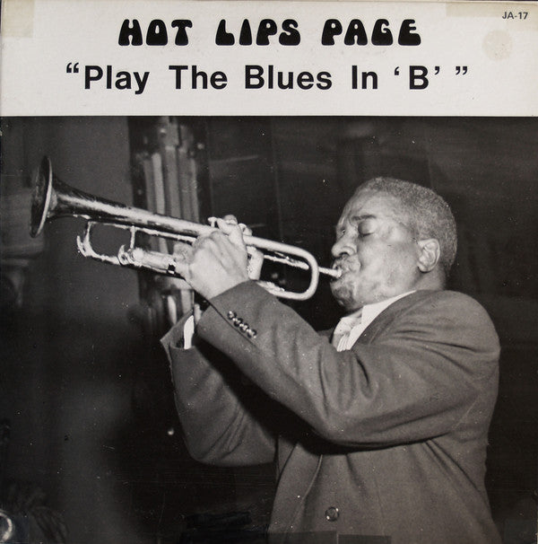 Hot Lips Page - Play The Blues In 'B' (LP, Comp)