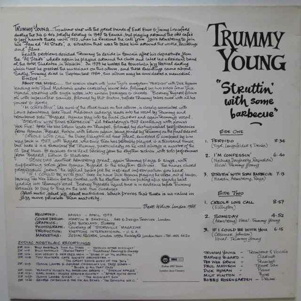 Trummy Young All Stars - Struttin' With Some Barbecue (LP, Mono)