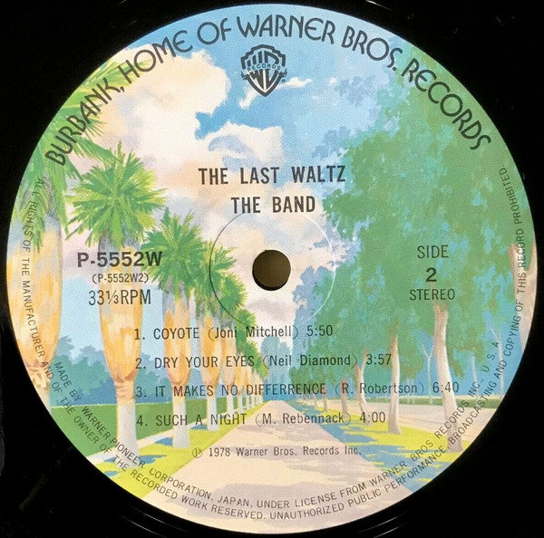 The Band - The Last Waltz (3xLP, Album)