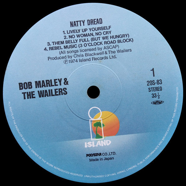 Bob Marley & The Wailers - Natty Dread (LP, Album, RE)