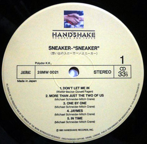 Sneaker - Sneaker (LP, Album)