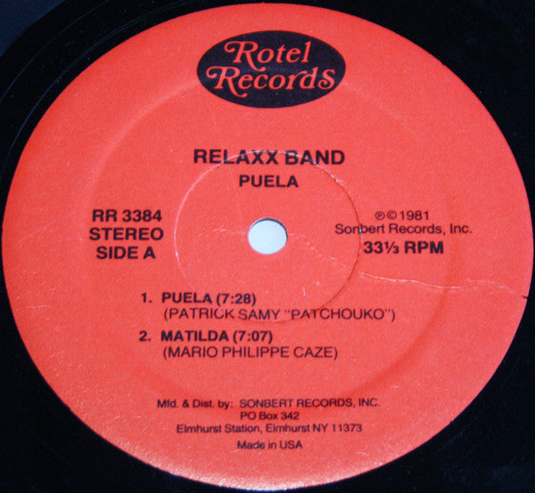 Relaxx Band* - Puela (LP)