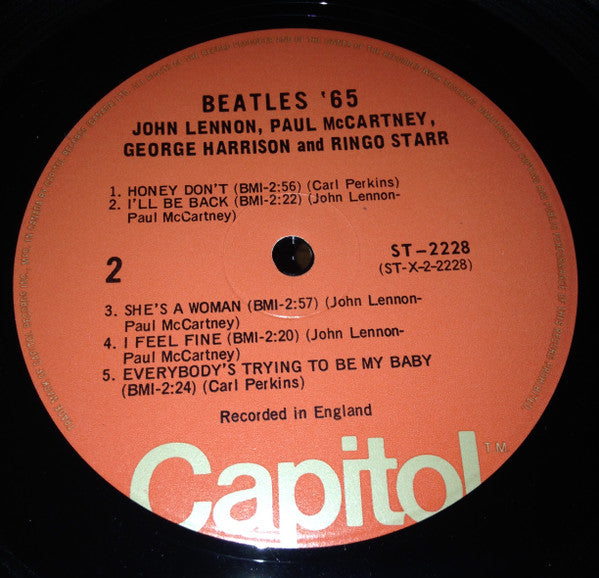 The Beatles - Beatles '65 (LP, Album, RE)