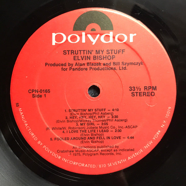 Elvin Bishop - Struttin' My Stuff (LP, Album, RE)