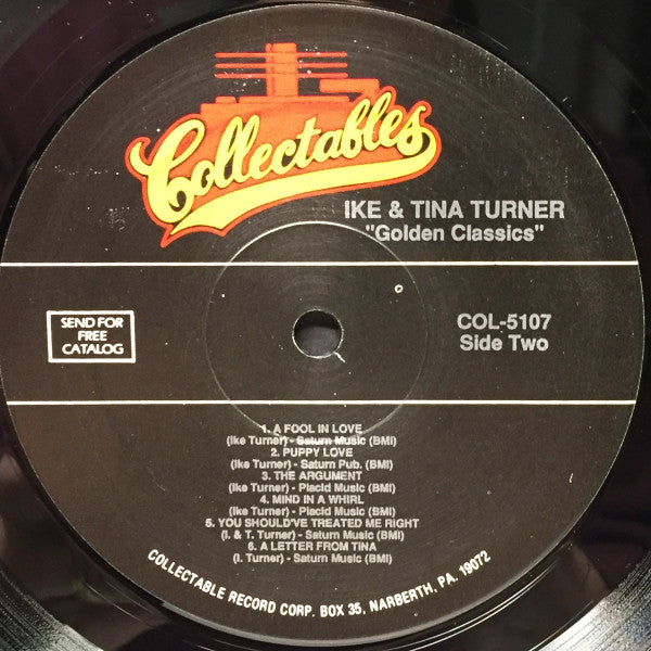 Ike & Tina Turner - Golden Classics (LP, Comp)