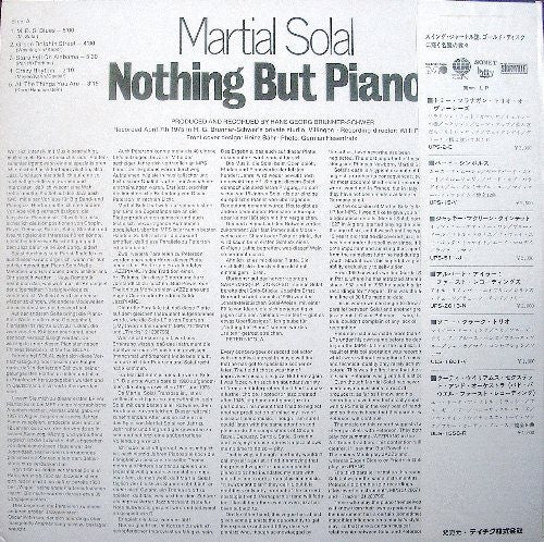 Martial Solal - Nothing But Piano (LP, Album)