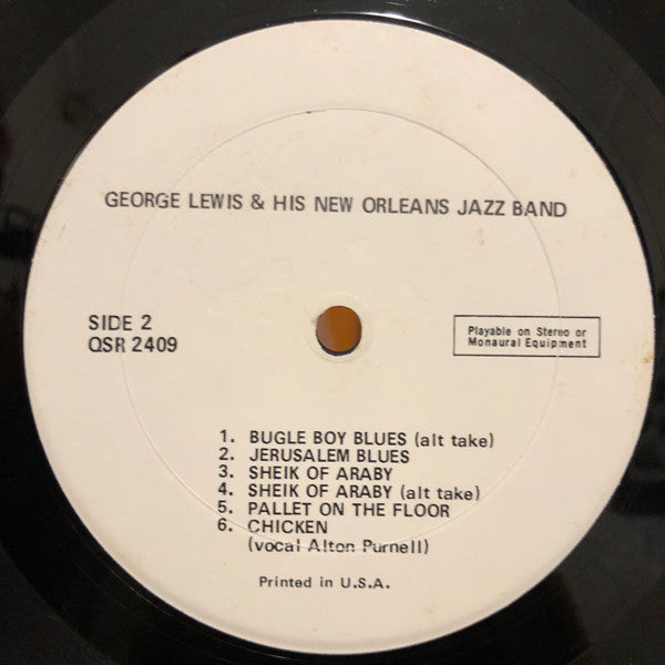 George Lewis' Ragtime Band - George Lewis Jam Session 1950(LP)