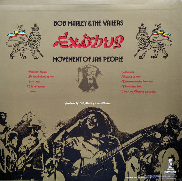 Bob Marley & The Wailers - Exodus (LP, Album, RE)