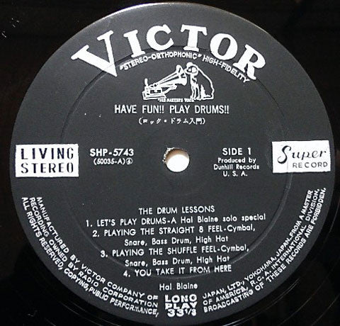 Hal Blaine - Have Fun!!! Play Drums!!! (LP, Album)