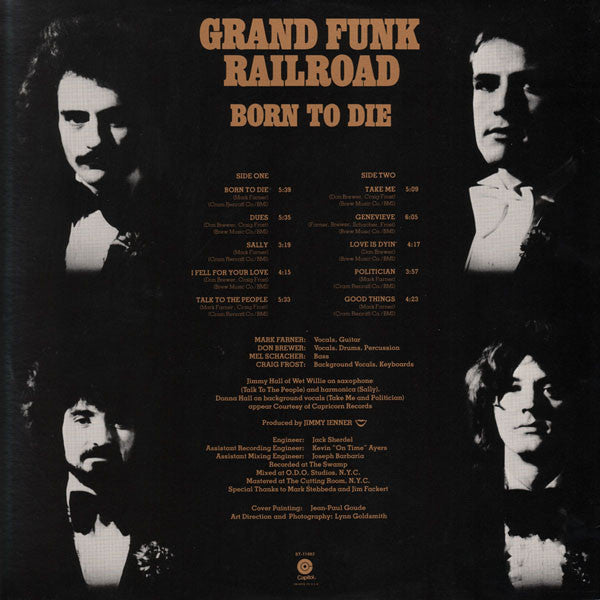 Grand Funk Railroad - Born To Die (LP, Album, Los)