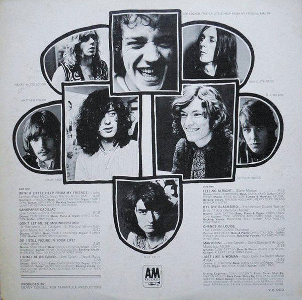 Joe Cocker - With A Little Help From My Friends (LP, Album)