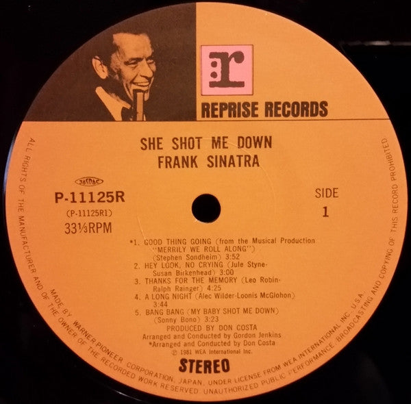 Frank Sinatra - She Shot Me Down (LP, Album)