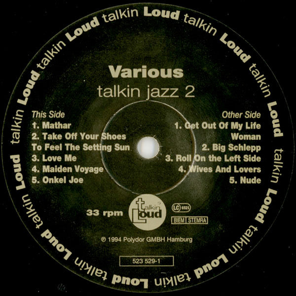 Various - Talkin' Jazz Vol. 2 (More Themes From The Black Forest)(L...