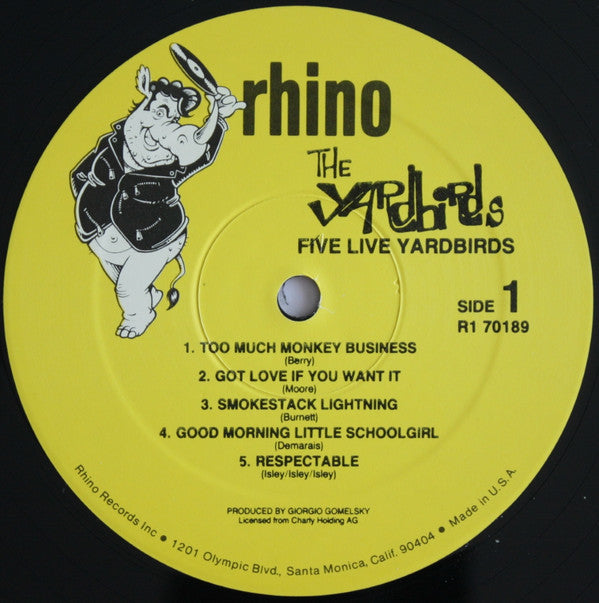 The Yardbirds - Five Live Yardbirds (LP, Album, RE)