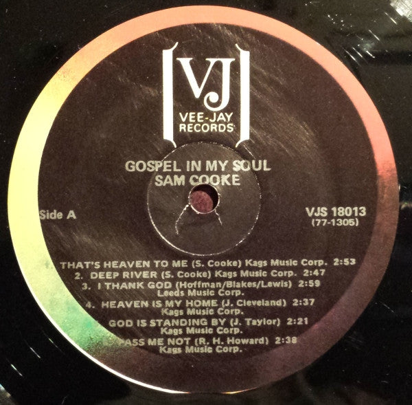 Sam Cooke And The Soul Stirrers - Gospel In My Soul (LP, Comp)
