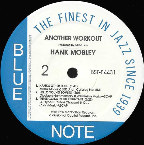 Hank Mobley - Another Workout (LP, Album)