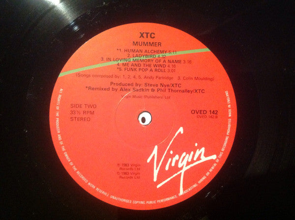 XTC - Mummer (LP, Album, RE)