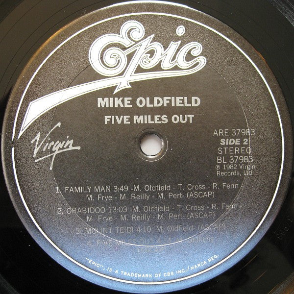 Mike Oldfield - Five Miles Out (LP, Album, Ter)