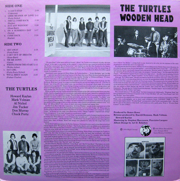 The Turtles - Wooden Head (LP, Album, Comp, RE)