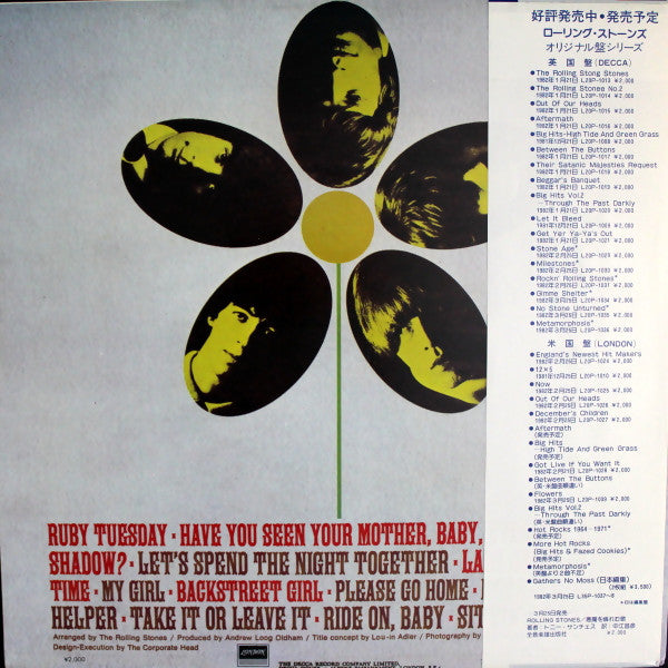 The Rolling Stones - Flowers (LP, Comp, RE, Red)