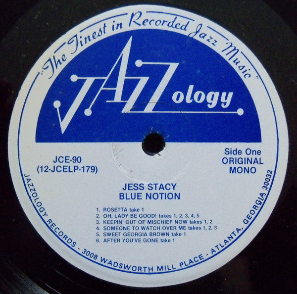Jess Stacy - Blue Notion (LP, Album, Mono)