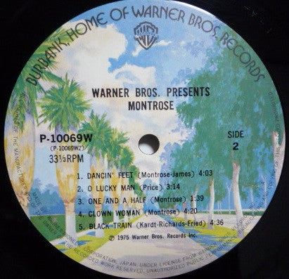 Montrose (2) - Warner Bros. Presents Montrose! (LP, Album)