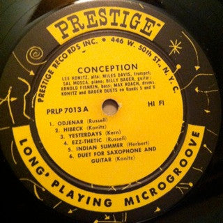 Miles Davis - Conception(LP, Comp, Mono, RM)
