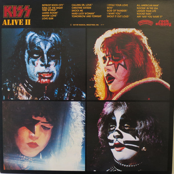 Kiss - Alive II (2xLP, Album, Gat)