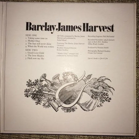 Barclay James Harvest - Barclay James Harvest (LP, Album, RE, Tex)