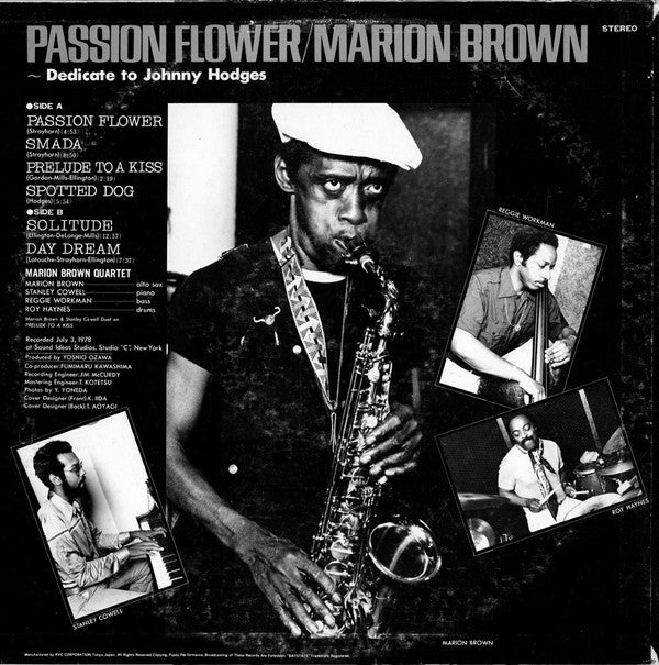 Marion Brown - Passion Flower (LP, Album)