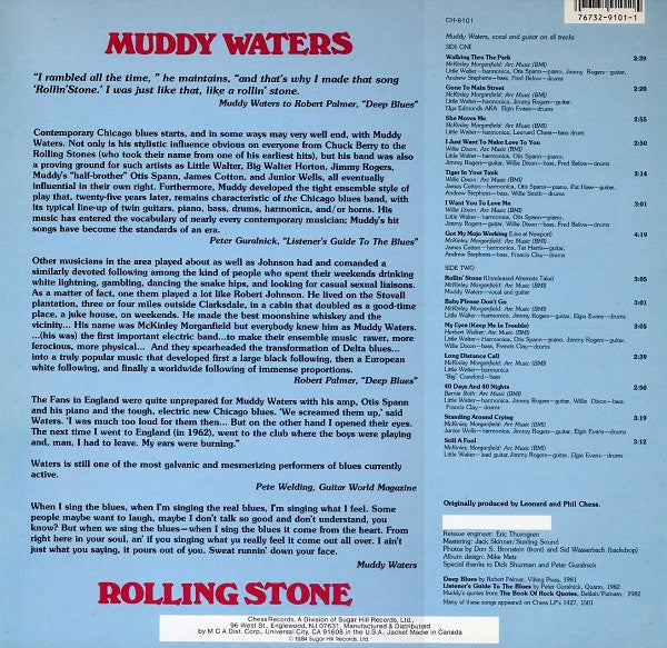 Muddy Waters - Rolling Stone (LP, Album, Comp, RE)