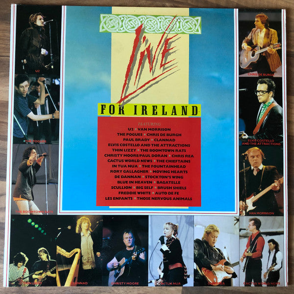 Various - Live For Ireland (2xLP, Album)