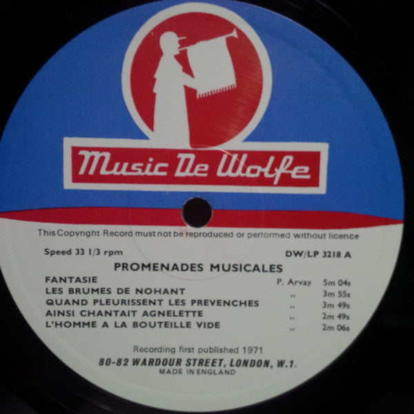 Pierre Arvay - Promenades Musicales (LP, Mono)