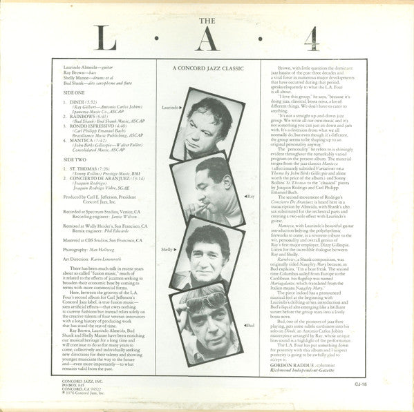 The L A 4* - The L A 4 (LP, Album, RE)