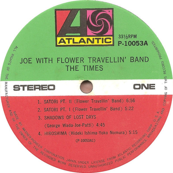 Joe* & Flower Travellin' Band - The Times (LP, Comp)