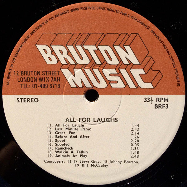 Various - All For Laughs (LP)